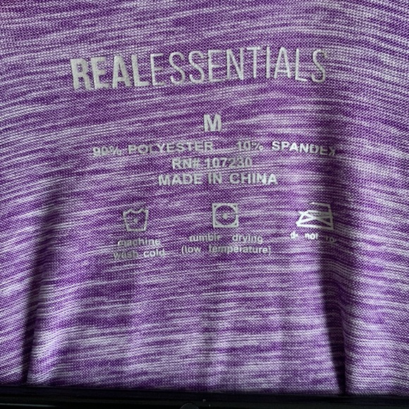 Real Essentials Purple T-Shirt - Picture 5 of 6